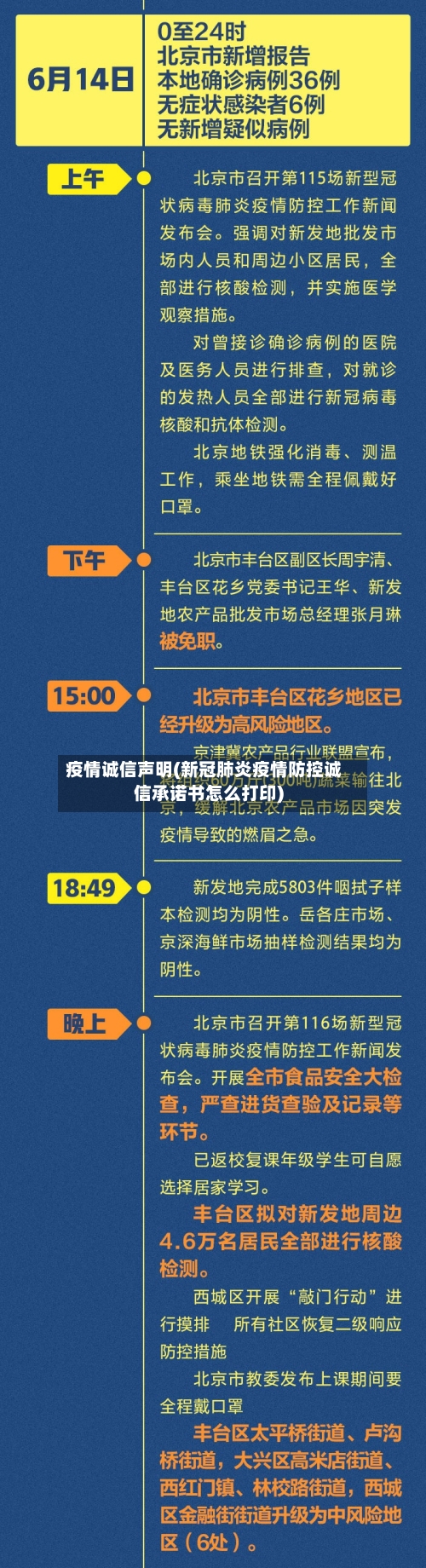 疫情诚信声明(新冠肺炎疫情防控诚信承诺书怎么打印)