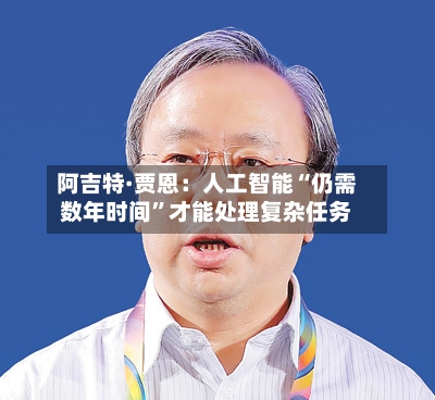 阿吉特·贾恩：人工智能“仍需数年时间”才能处理复杂任务