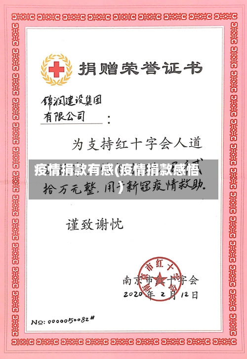 疫情捐款有感(疫情捐款感悟)