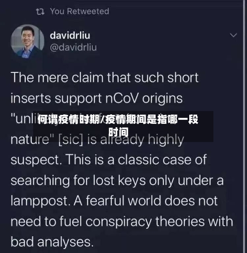 何谓疫情时期/疫情期间是指哪一段时间