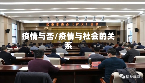 疫情与否/疫情与社会的关系