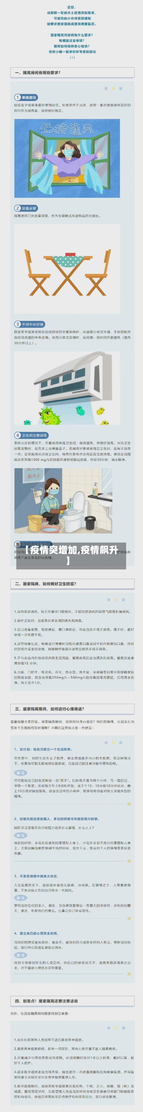 【疫情突增加,疫情飙升】